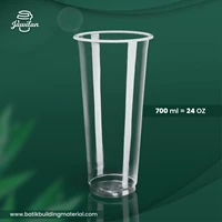Gelas Plastik PP Cup 90-700 (1) Flat - 700ml (24oz)