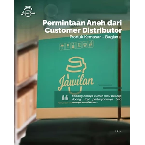 Kenalan Yuk! Jawilan Cup Markasnya Kemasan Bisnis Kuliner Naik Kelas