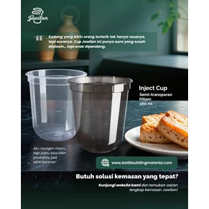 Mengapa Cup Injection Menjadi Pilihan Utama